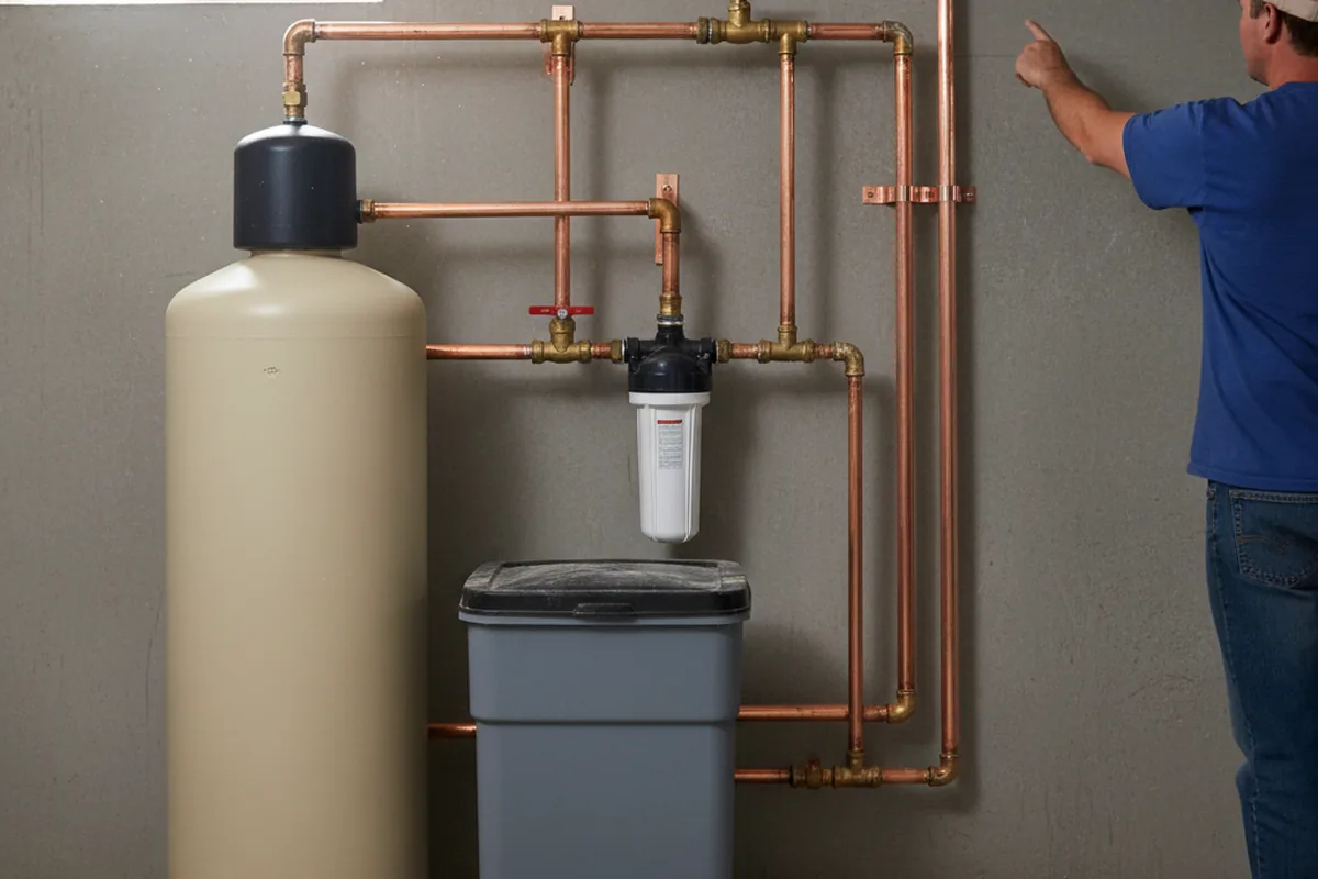 Whole-house water treatment system installed in Lattimore